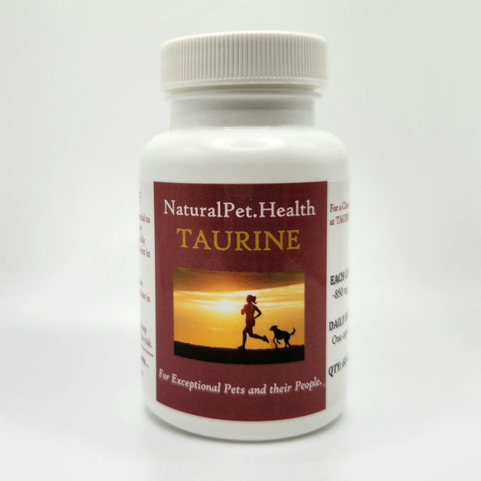 TAURINE FOR DOGS -- For Dog Hearts Everywhere.