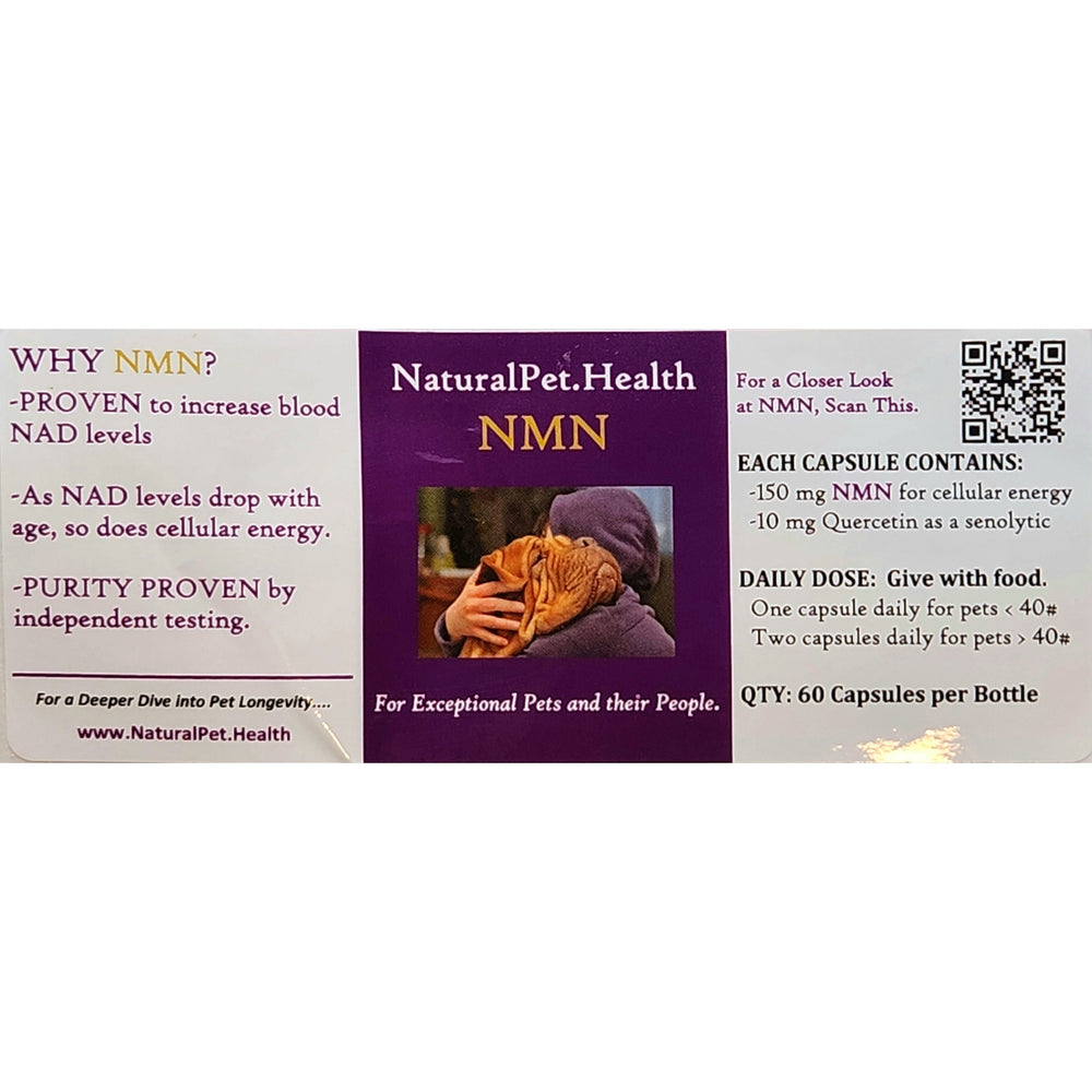 NMN FOR PETS -- Boost Your Pet's Cellular Energy.