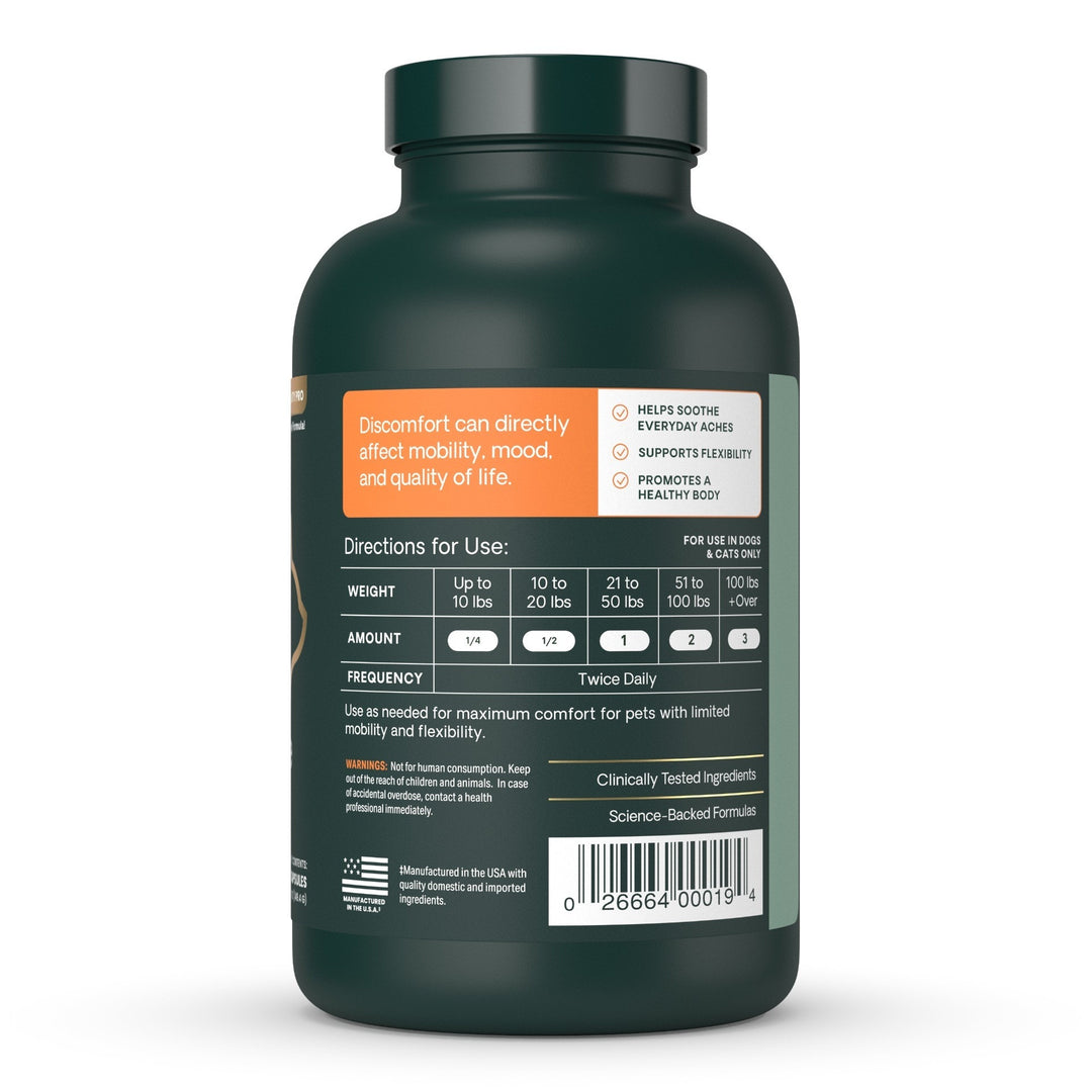 Veterinary Strength Comfort & Ease for Dogs & Cats