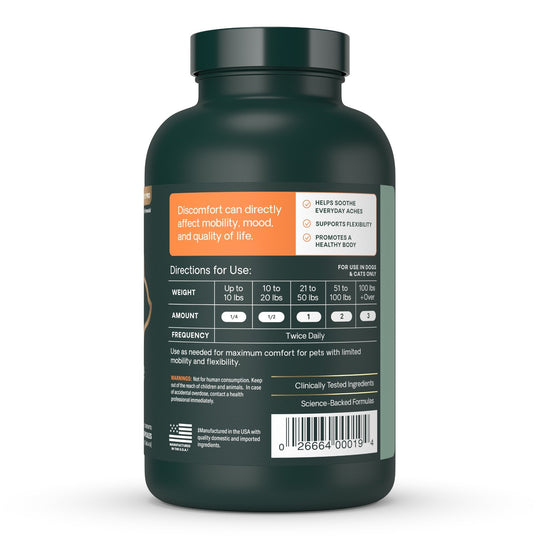 Veterinary Strength Comfort & Ease for Dogs & Cats