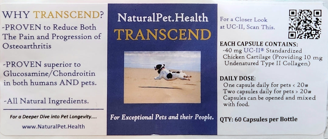 TRANSCEND.  Better than Glucosamine/Chondroitin. .. and Cheaper Too.