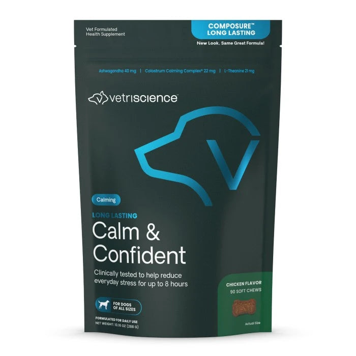 Vetriscience Long Lasting Calm & Confident - 90 Chicken Flavored Chews