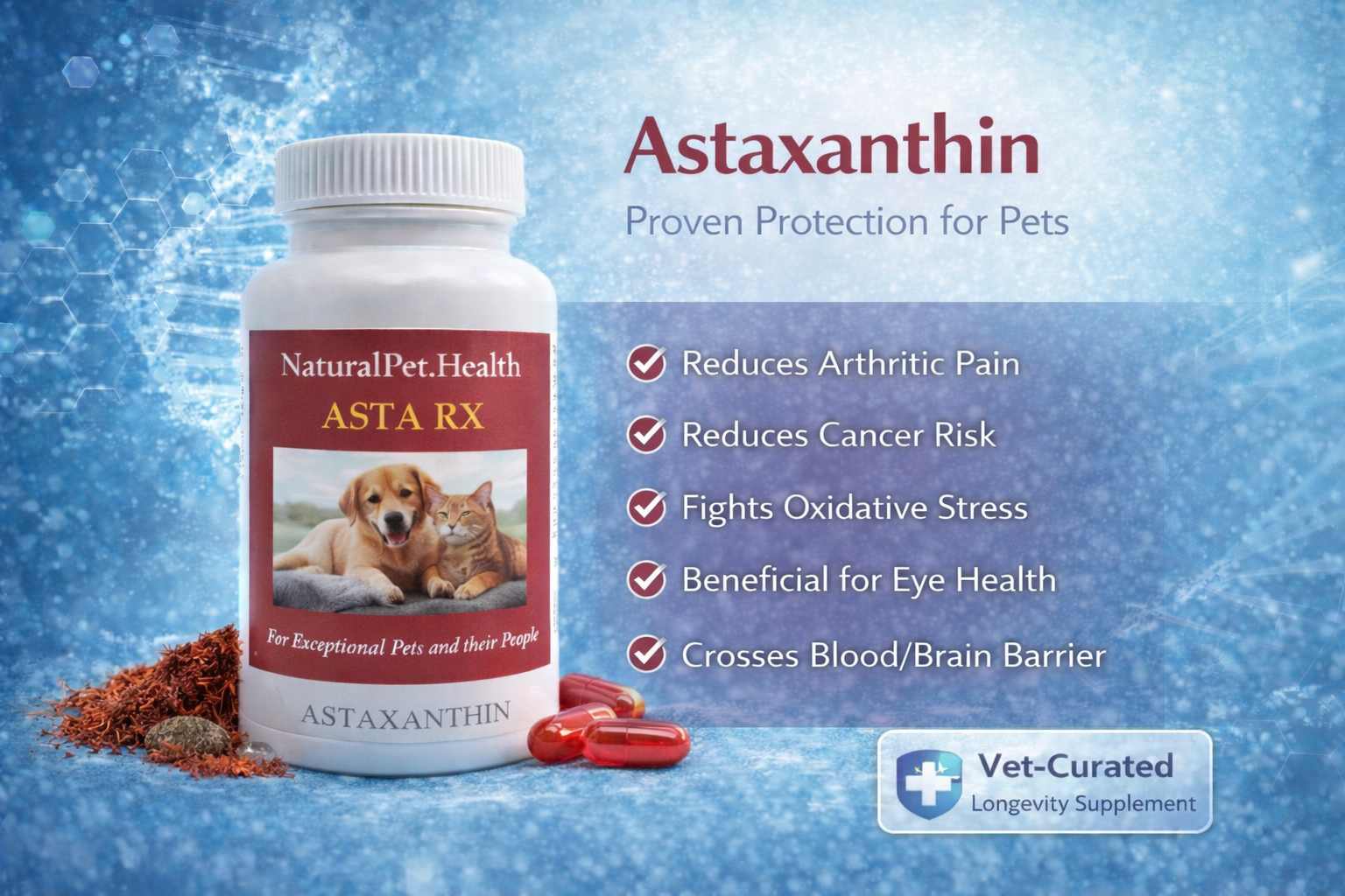 ASTA RX -- Prescription Strength Astaxanthin for Your Pet