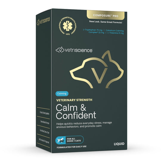 Veterinary Strength Calm & Confident Liquid for Dogs & Cats